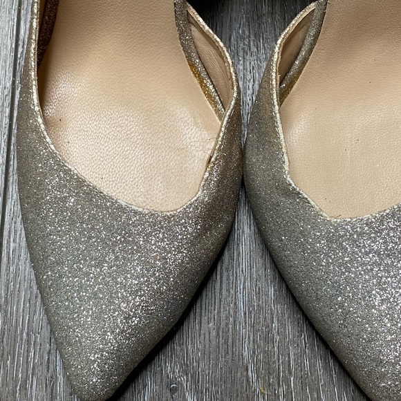 Chinese Laundry By Kristin Cavallari Formal Pointed Toe Heel Sparkly Gold Silver - Picture 13 of 16